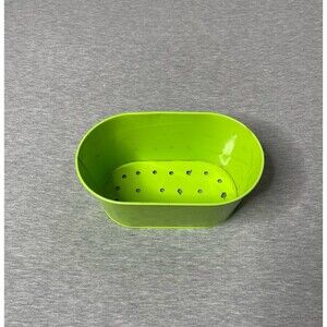 Target Green 9” Long Oval Metal Planter Bucket Pot